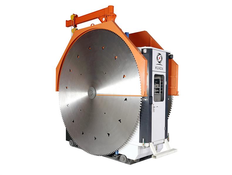 What are the characteristics of double blade quarrying machine?