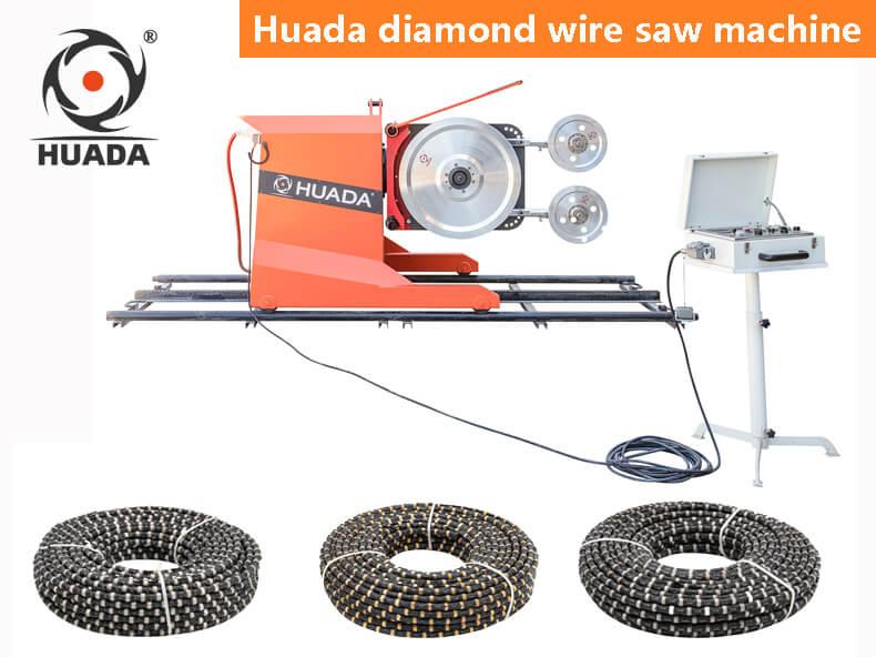 Diamond wire saw marble cutter machine